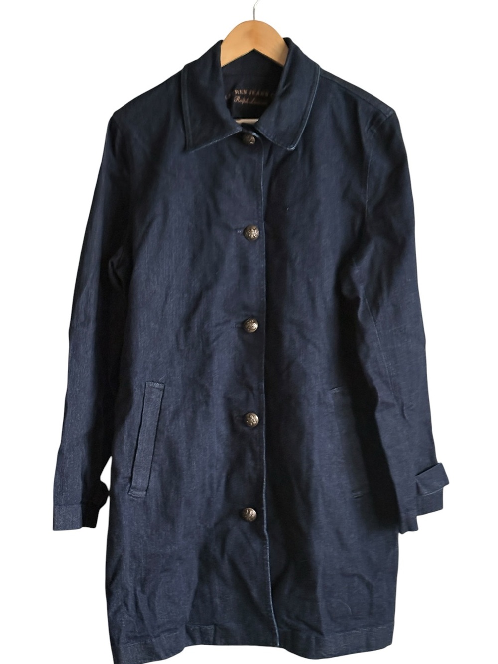 Lauren Jeans Co. Ralph Lauren Vintage Barn Coat Size XL Eagle-Crest Buttons